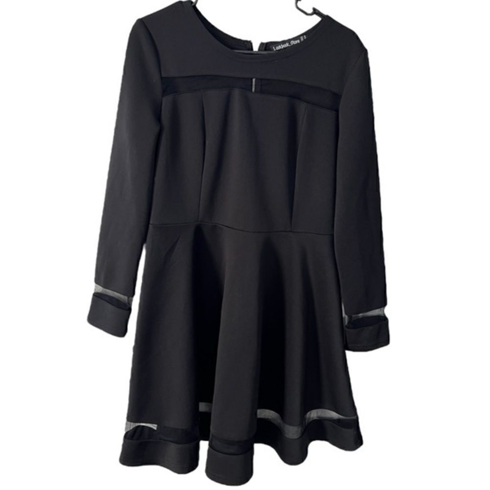Lookbook Store Black Long Sleeve Dress